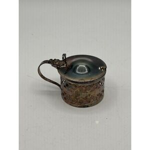 Vintage APEX Silver‎ Plated Small Mustard Cup CPNS
